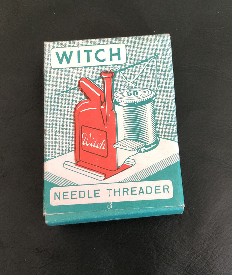 Vintage Witch Automatic Sewing Needle Threader With Instructions New In Box