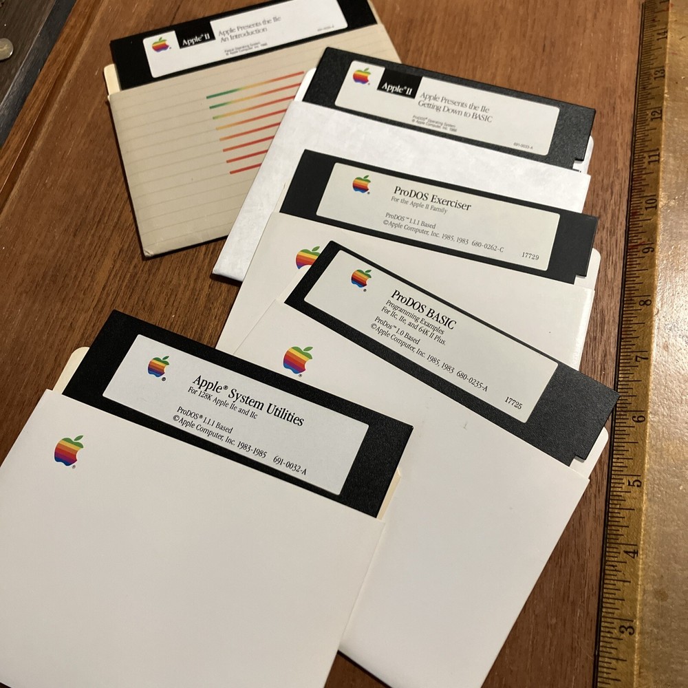 ProDOS Basic Apple II Programming Examples Floppy Disk Lot Exerciser System