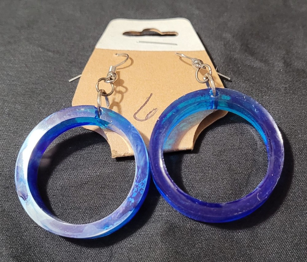 Handmade Epoxy Pierced Earrings