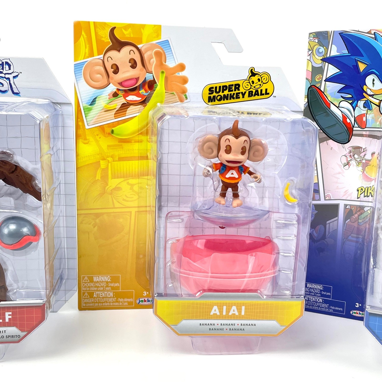 Sega Jakks Pacific Action Figure Lot Streets of Rage Altered Beast Sonic AiAi