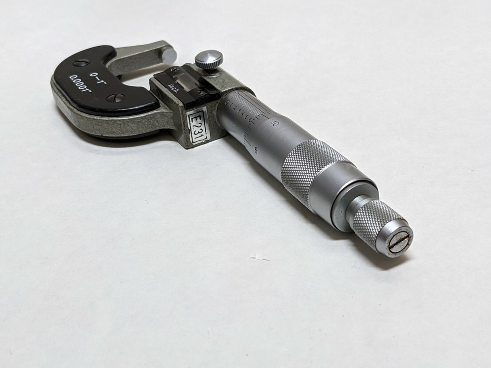ACCUPRO Micrometer 0-1" Range 0.0001" Graduation E231 (USED).