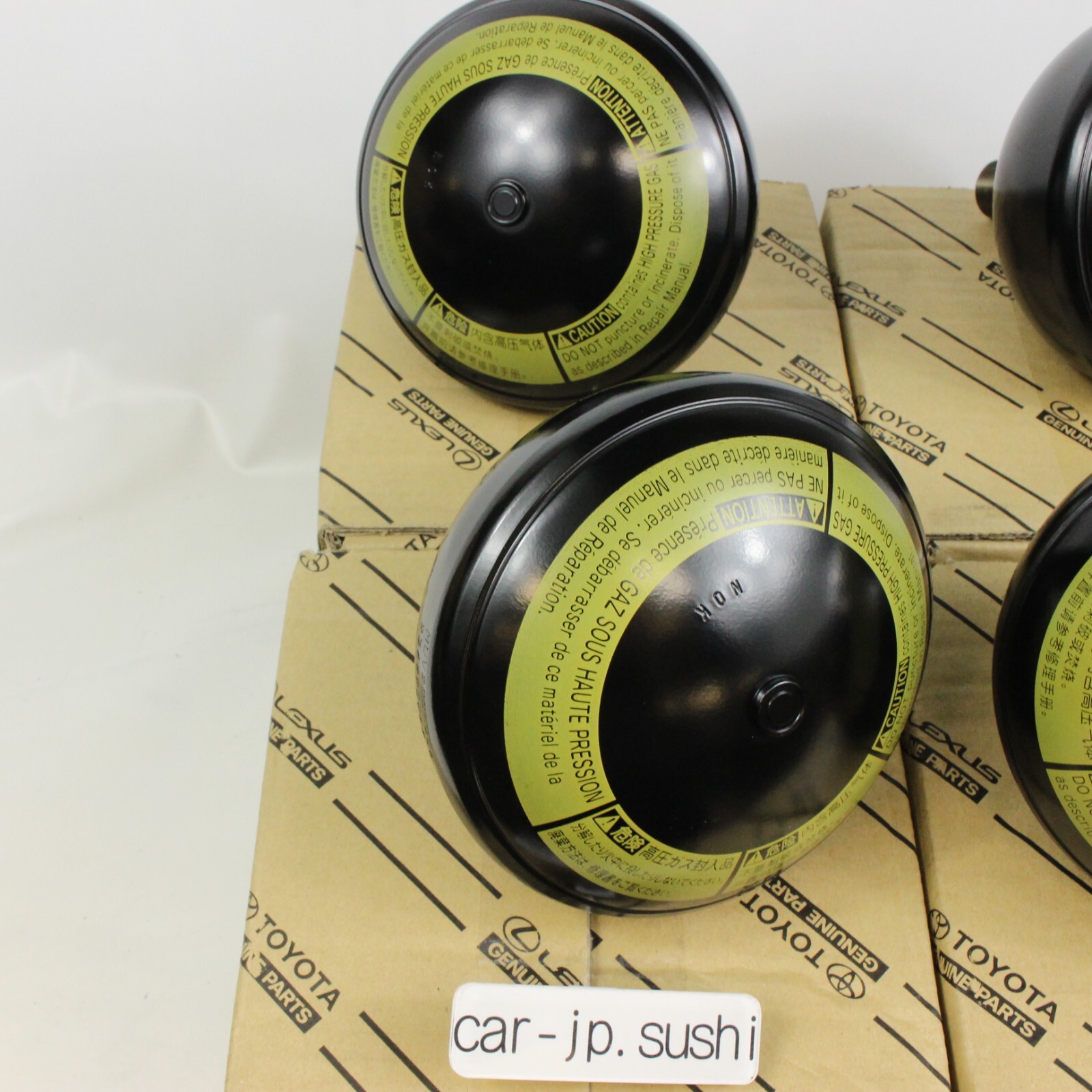 TOYOTA Genuine LEXUS LX470 Land Cruiser UZJ100 Suspension Accumulator 4-SET OEM