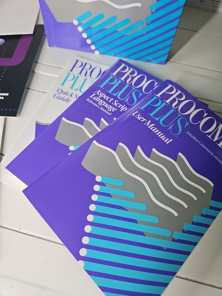 Procomm Plus Intuitive Communications Software Script Guide & Manual Complete