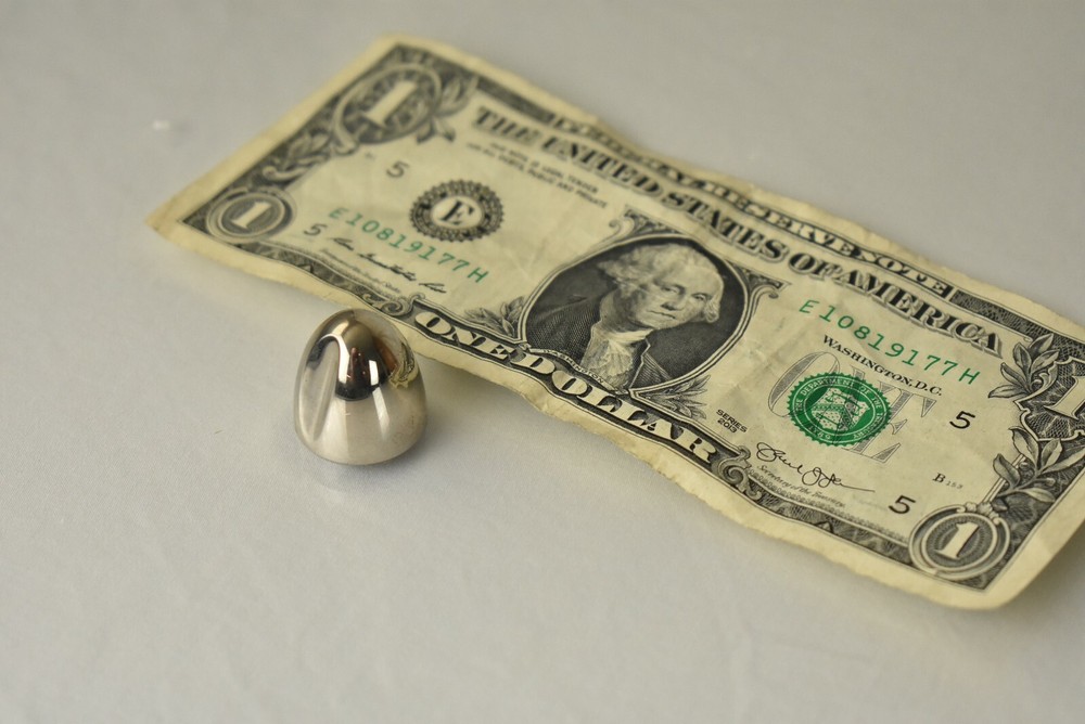 Beautiful Potentiometer Solid Chrome Silver Component Subwoofer Knob Detented