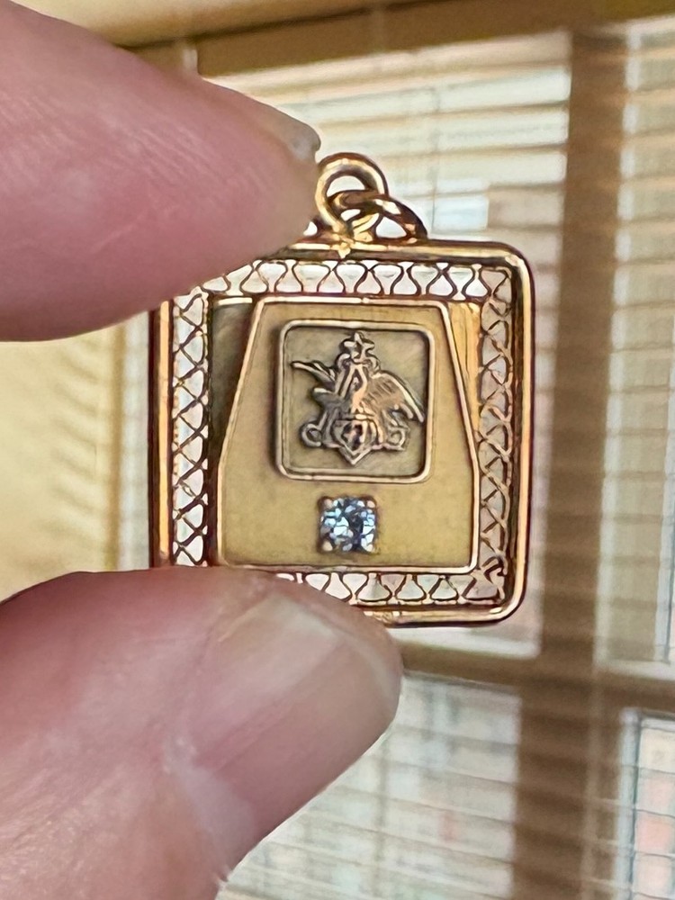 VINTAGE ANHEUSER BUSCH DIAMOND CHARM