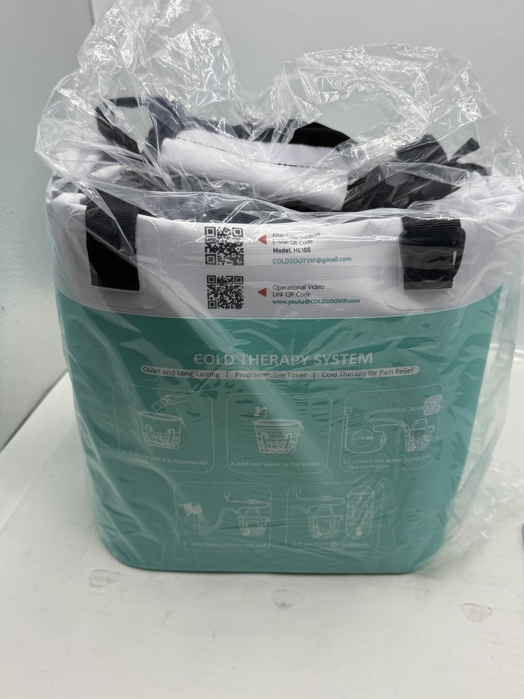 COLDSOOT Cold Therapy Machine w/Timer, Compact and Portable Ice Machine for