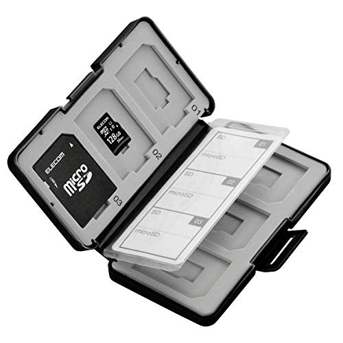 Memory card case SD case black CMC-SDCPP12BK