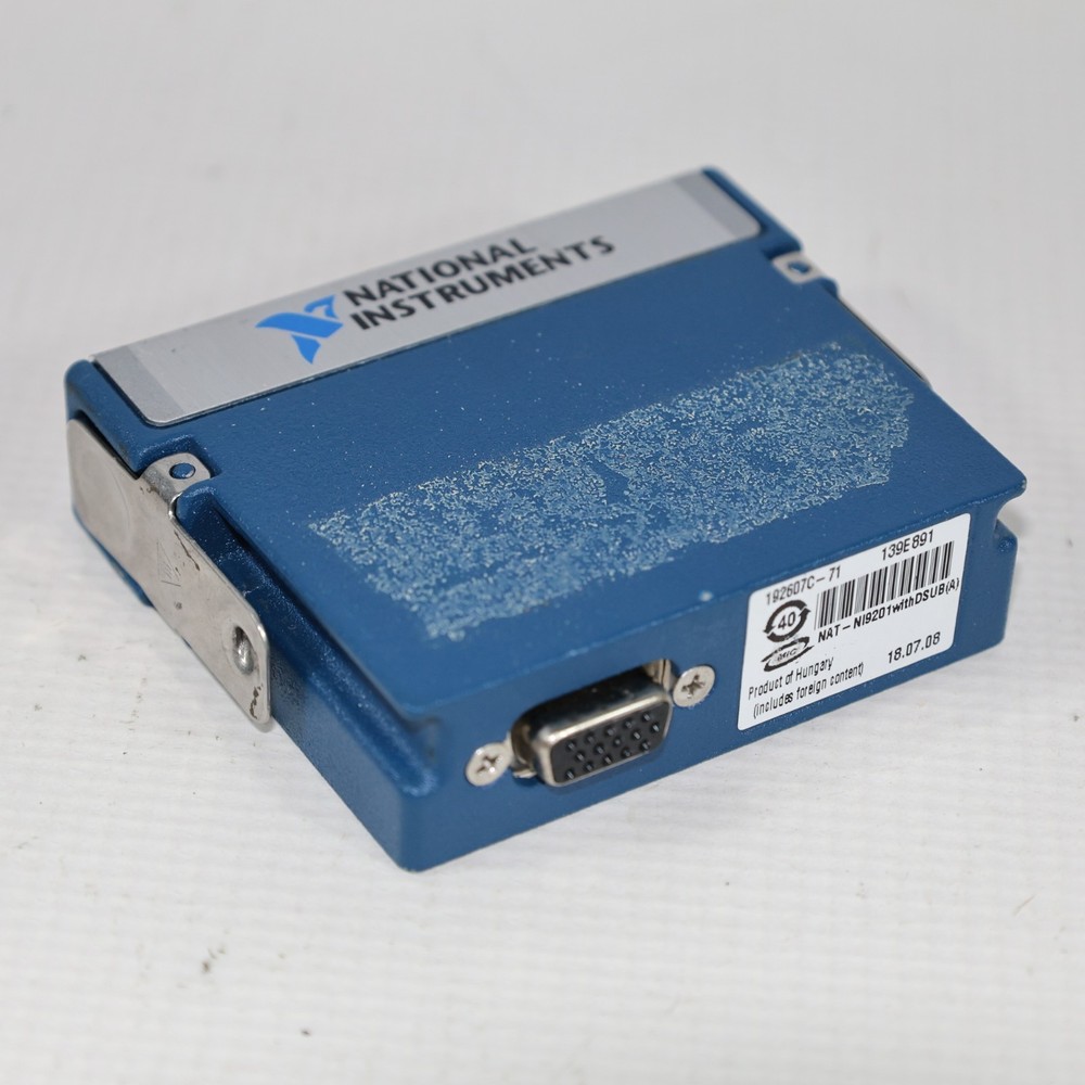 National Instruments First Robotics NI 9201 W DSUB CDAQ Module Not Working