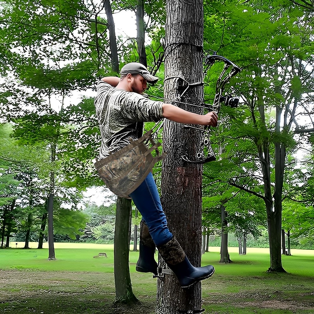 Hunting Saddle, Comfortable Hammock Tree Saddle, Adjustable Tree Climbing Sad...