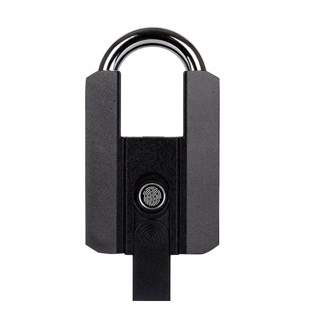 Smart Fingerprint Door Lock Keyless Padlock Security USB Rechargeable