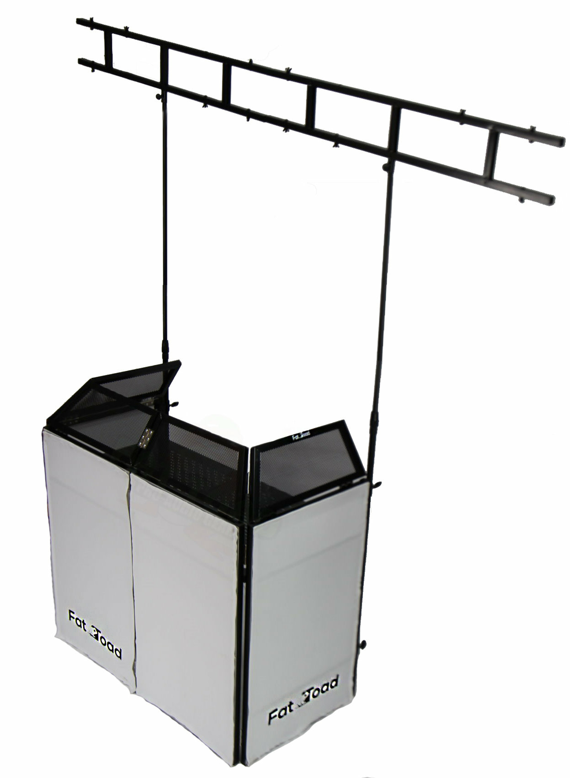 DJ Booth Table Lighting Truss Stand System - Foldable Panel Stage Platform Scrim