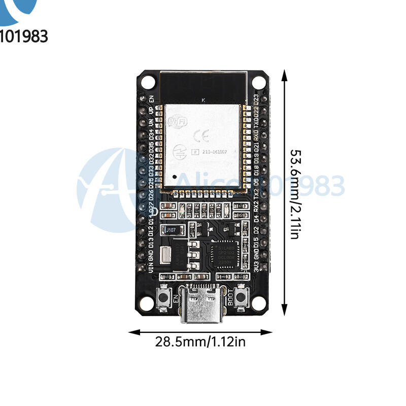 ESP32 WLAN Dev Kit Board Development Bluetooth WIFI v1 ESP32 NodeMCU Module DIY