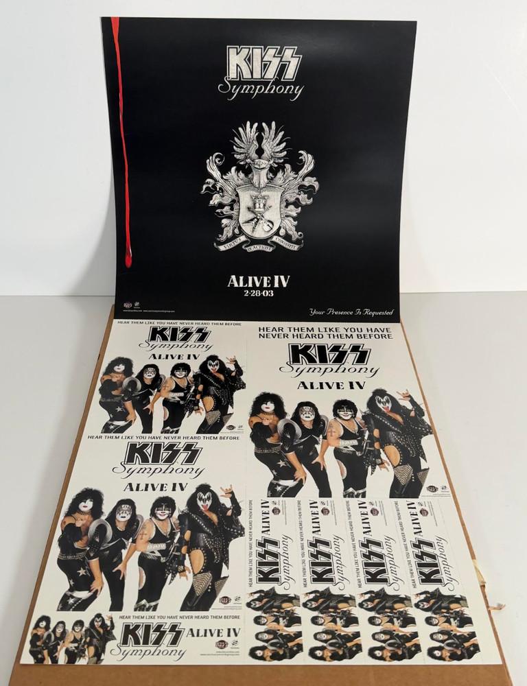 KISS Symphony Alive lV In-Store Vintage Promo Perfect Condition Rare 2003 Orig 4