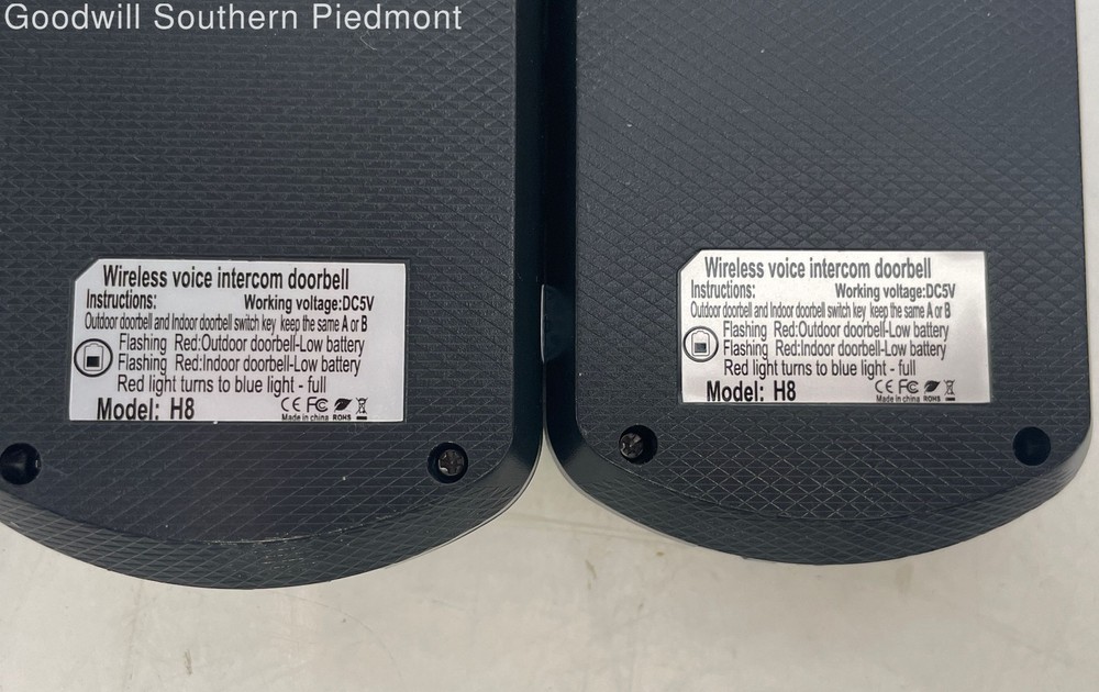 H8 Wireless Voice Intercom Doorbells - Tested