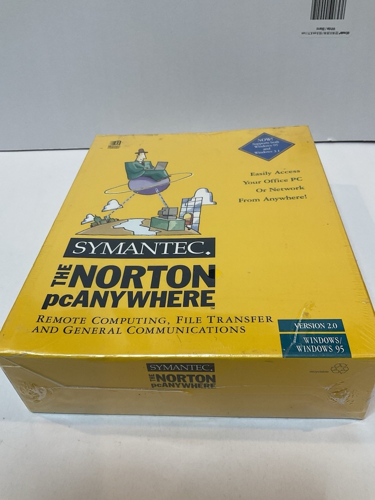 Symantec Norton PC Anywhere Version 2.0 DOS Windows NOS Sealed