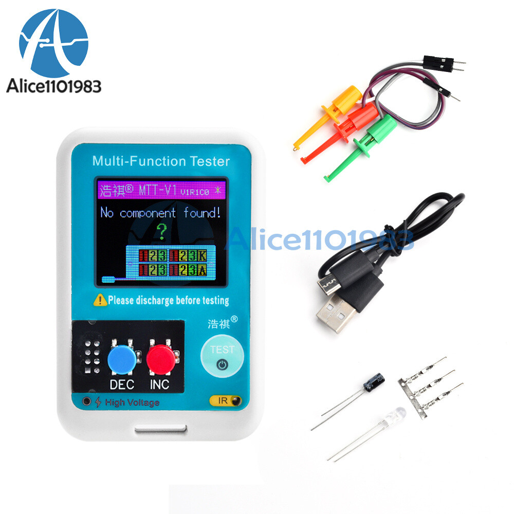 Multi-function MTT-V1 High Precision Transistor Tester Diode Capacitor Resistor