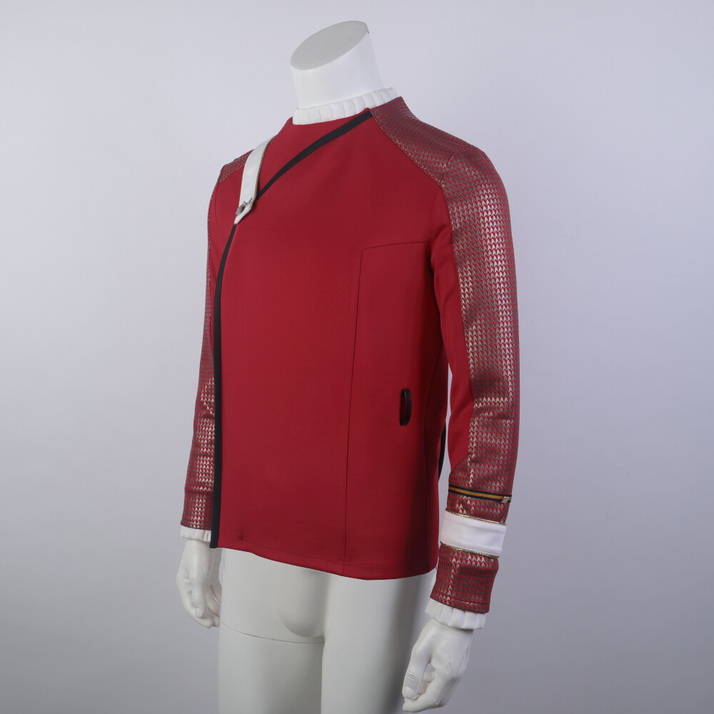 For Strange New Worlds Captain Pike MM Jackets Undershirts Starfleet Uniforms