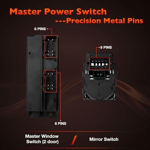 Power Window Switch Driver Side Window & Door Lock & Mirror Switch | Fit for