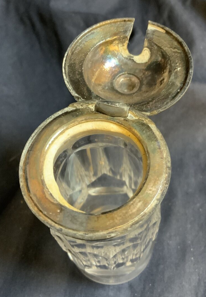 Vintage Silver Plate Cruet Set & Stand