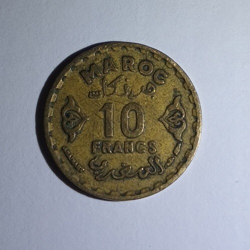 Moroccan 10 Francs 1371