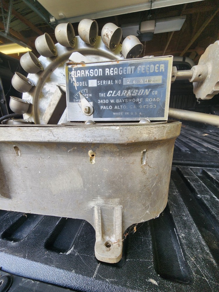Used Clarkson Reagent Feeder