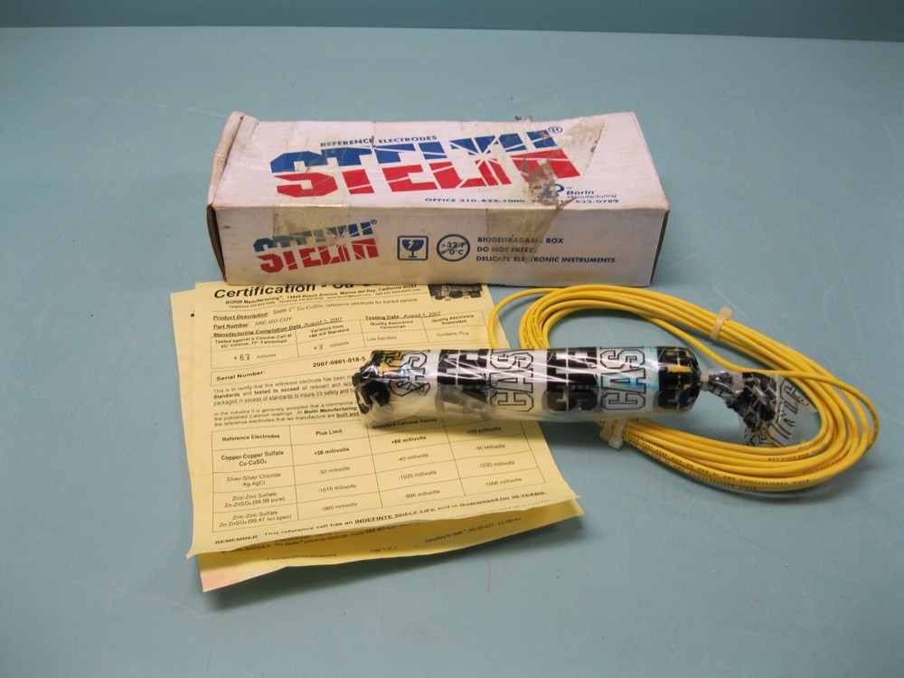 Borin Stelth Reference Electrodes SRE-007-CUY Electrode NEW C6