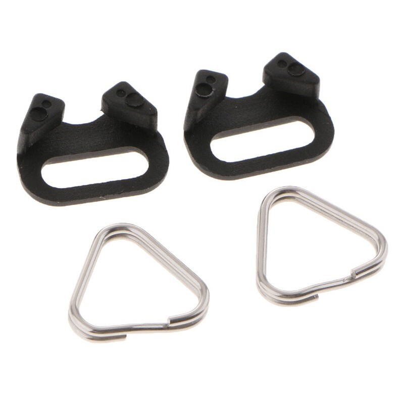 4pcs Triangular Split Rings For Camera Back Belt Strap Buckle Accessories New