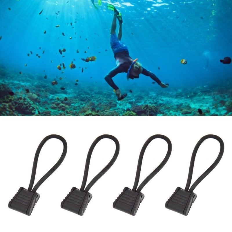 4Pcs Diving Hose Holder Elastics Rope Replacement Shock Cord Tie Down Strap