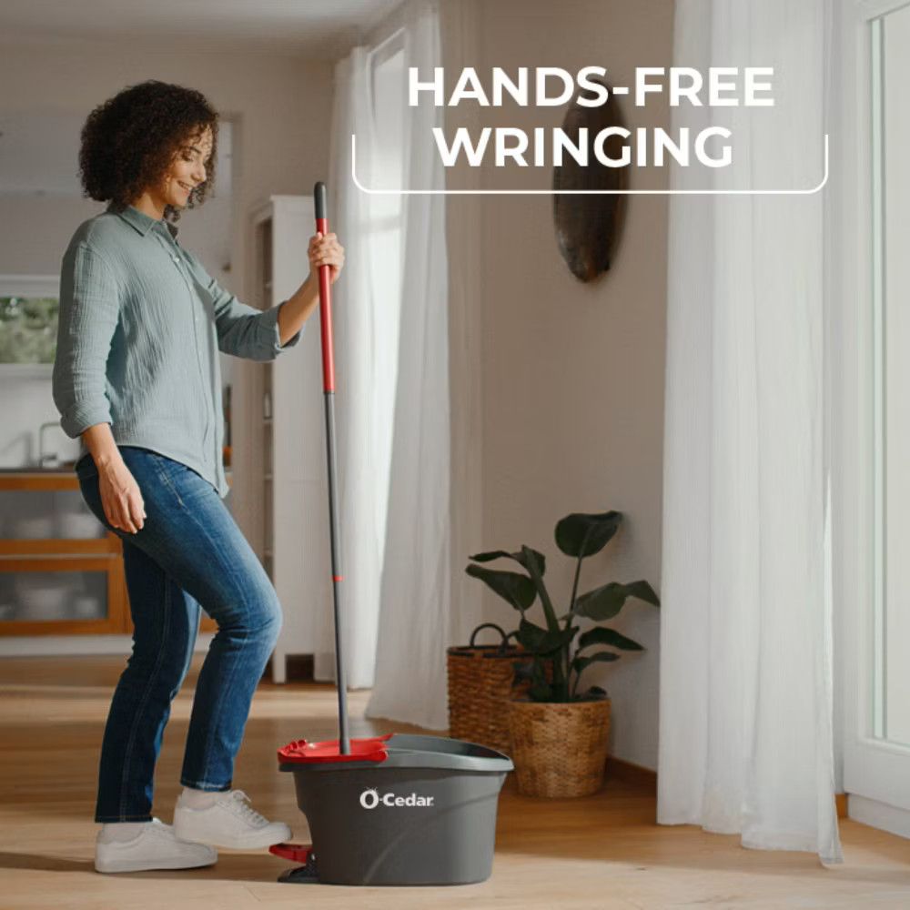 O-Cedar EasyWring Spin Mop and Bucket System