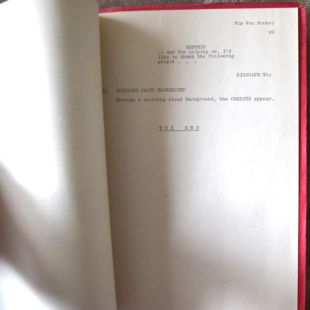 The Rascal and The Bride Original First Draft Screenplay Script