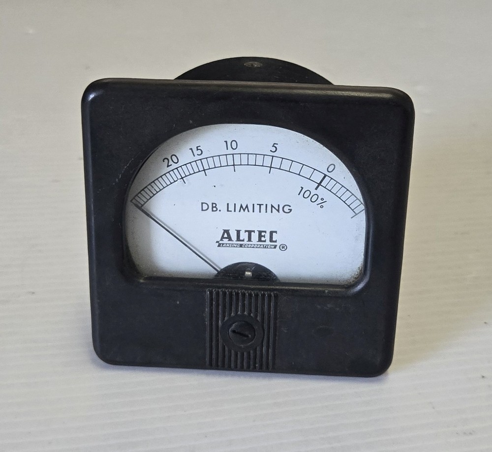 Altec A322 C Tube Limiting Amplifier Compressor DB Limiting Meter