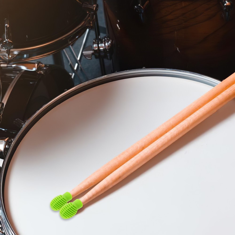 Drum Replacement Accessory Noise-cancelling Mute Tips Drumstick Covers