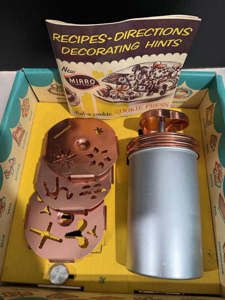 Mirro Dial A Cookie Kit Vintage Kitchen Press