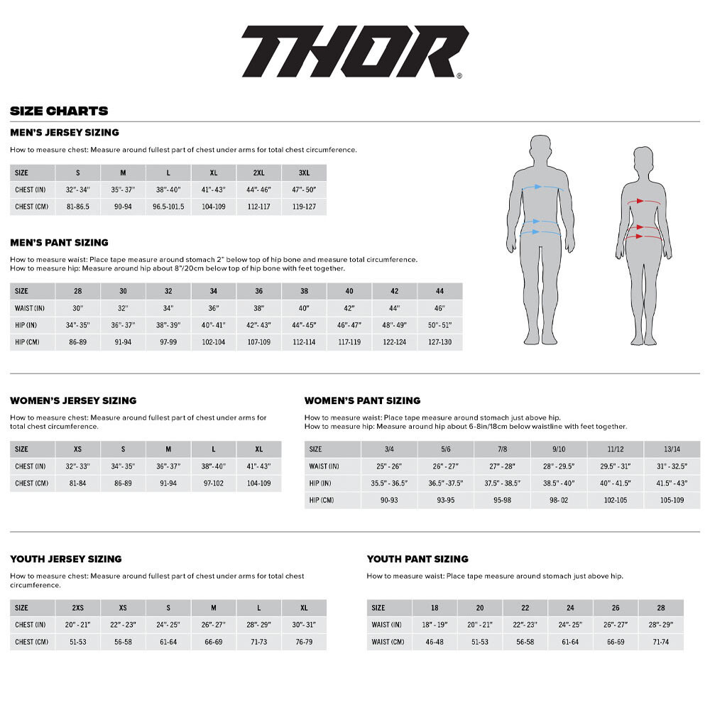 Thor Phase youth pants black size 18 only