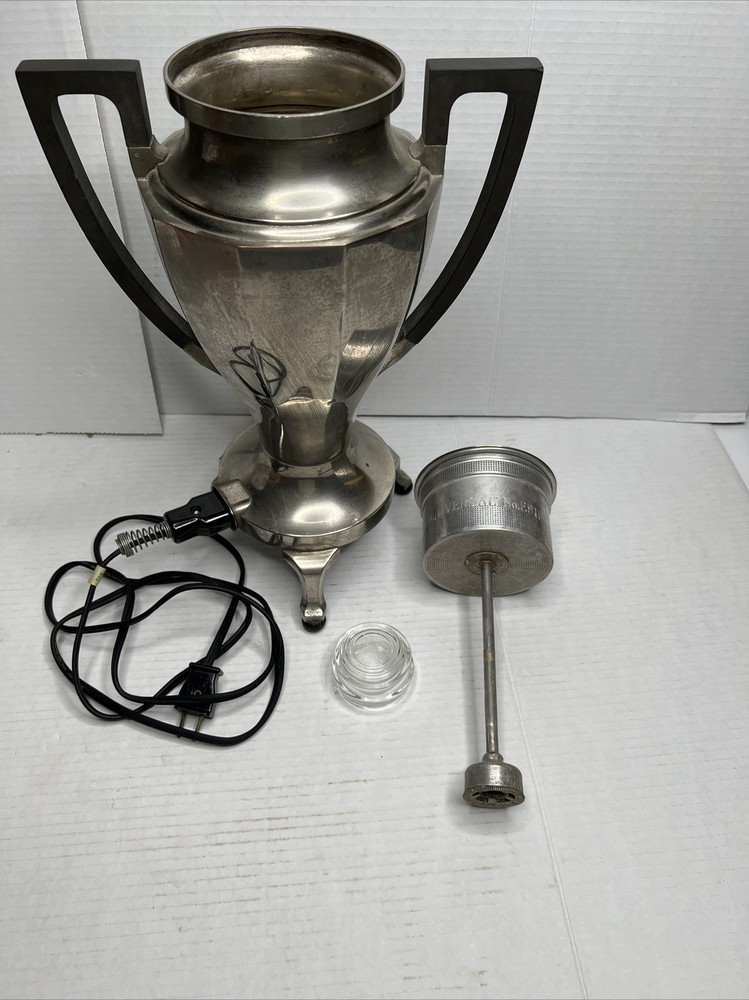 Antique Landers Frary Clark Universal Coffee Maker Pot Percolator Tested Working