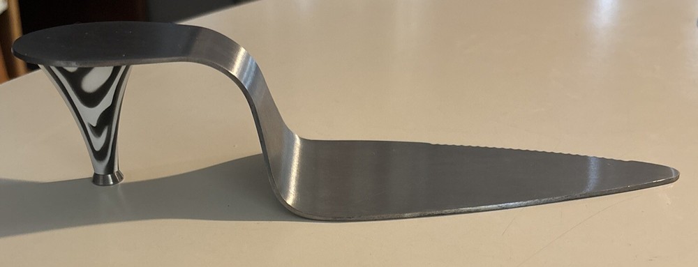 High Heel Silver Cake Cutter & Server