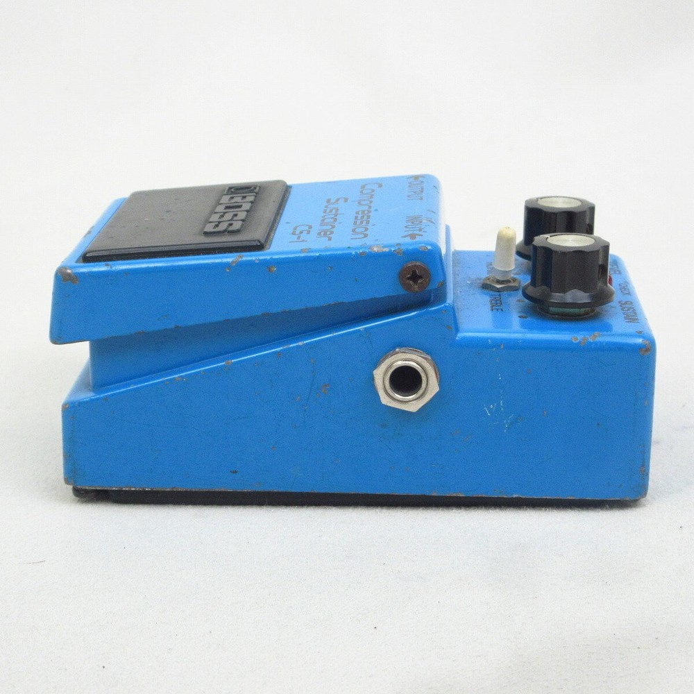BOSS CS-1 Compression Sustainer Transparent Switch used from japan