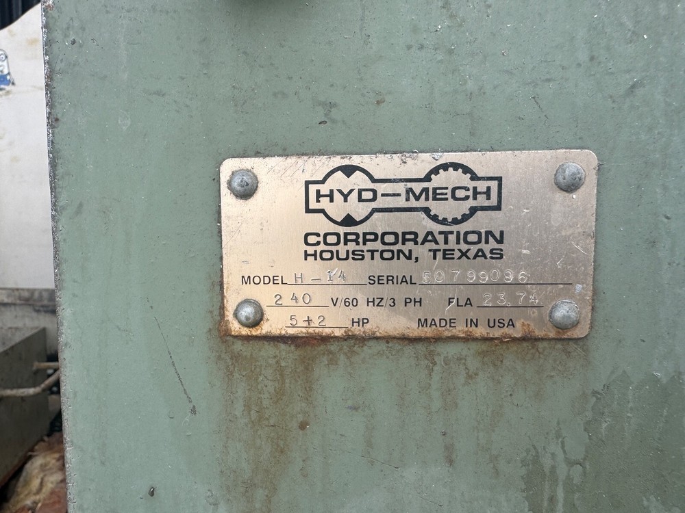 14" X 14" HYD MECH H-14 HORIZONTAL BANDSAW: