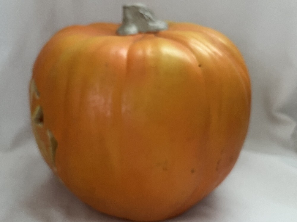 Halloween Pumpkin EEEEK! Jack O Lantern Blow Mold