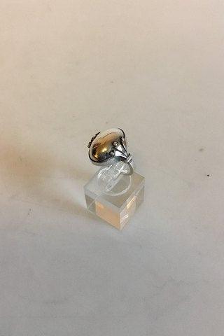 Georg Jensen Sterling Silver Ring with Silverstone No 51