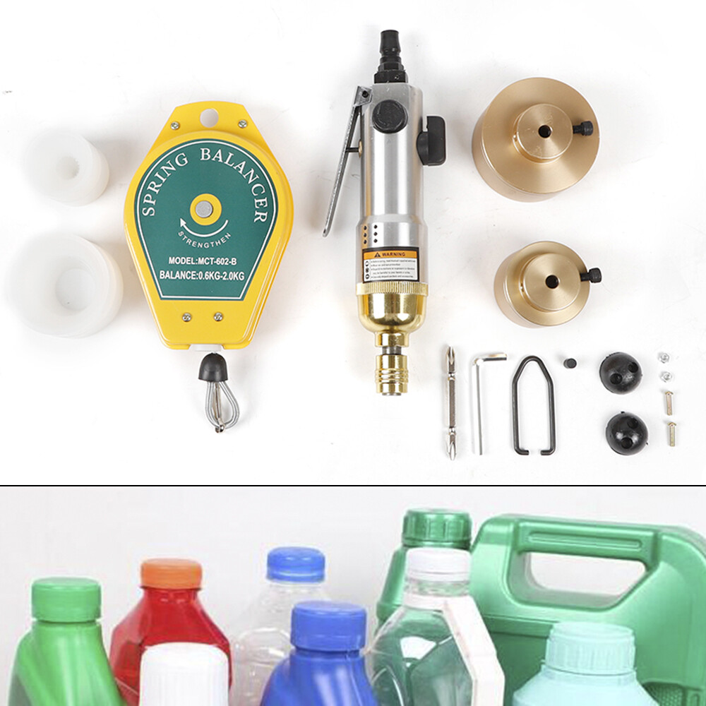 Handheld Pneumatic Bottle Capping Machine Screw Cap Sealing Machine Sealing Tool