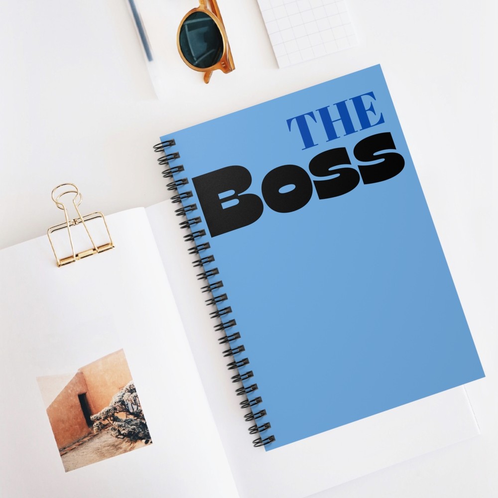 The Boss - Spiral Notebook - Ruled Line