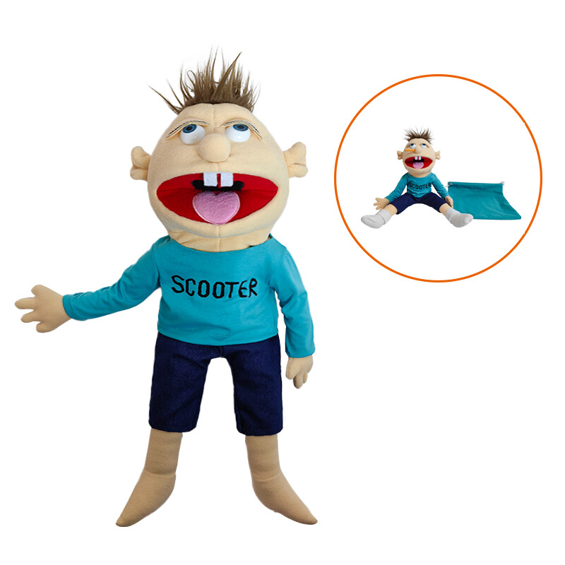 Limited Edition Clone Jeffy Plush 22'' Interactive Soft Toy for Childrens Gift