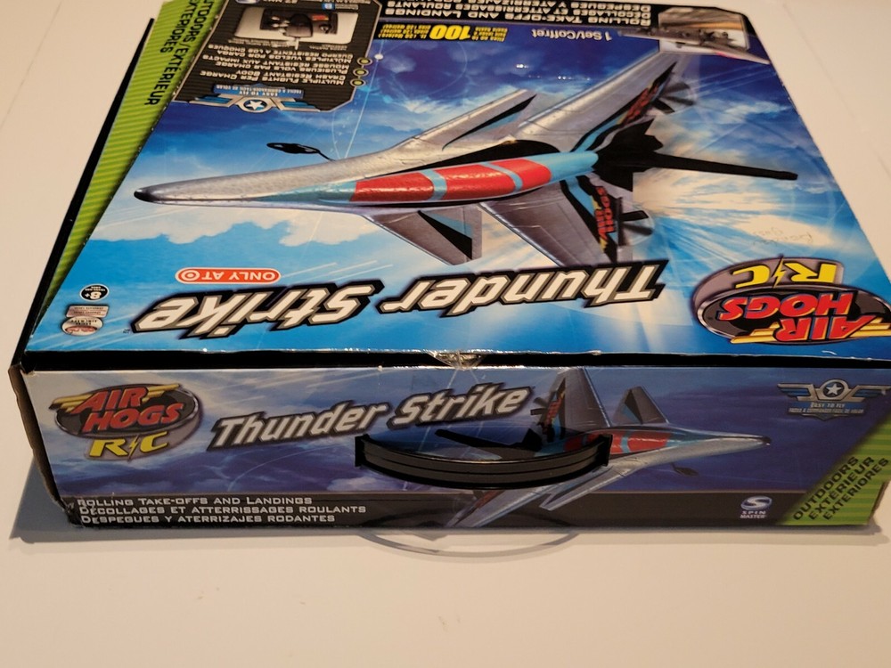 Air Hogs RC Thunder Strike Jet Retired Target Exclusive Spin Master NIB Rare!