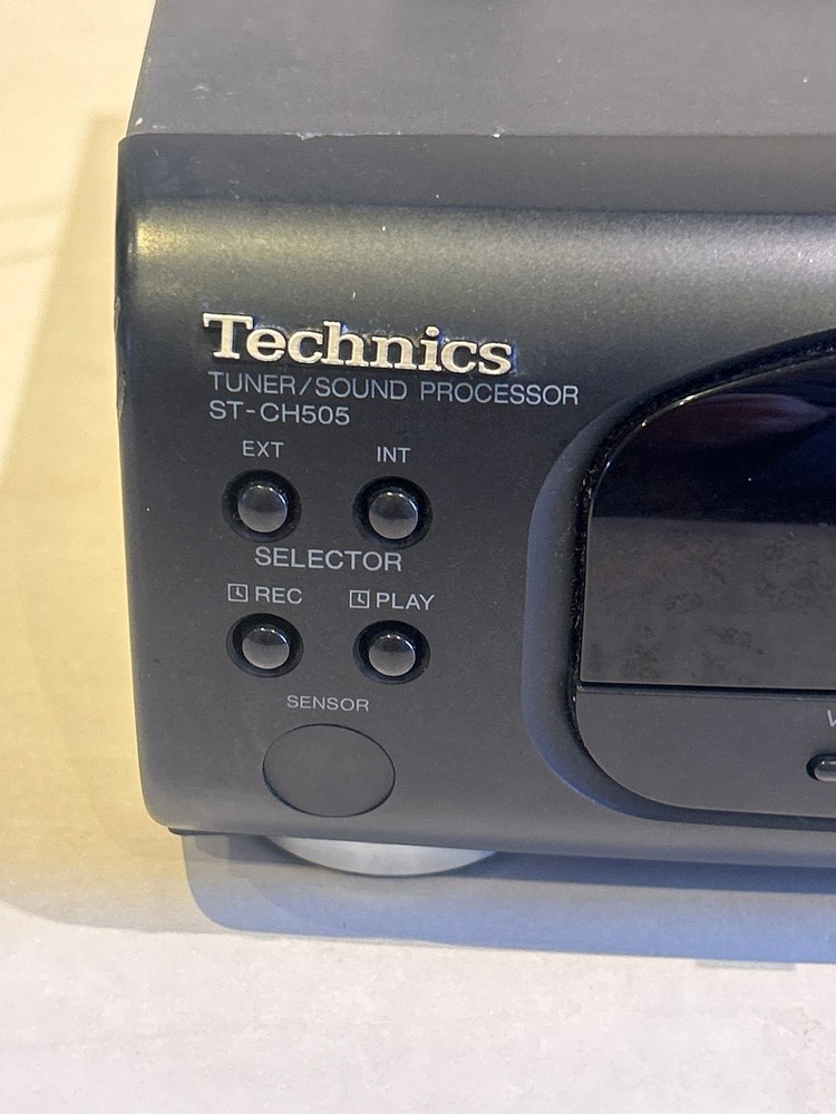 Technics ST-CH505 Tuner Sound Processor Black FM AM
