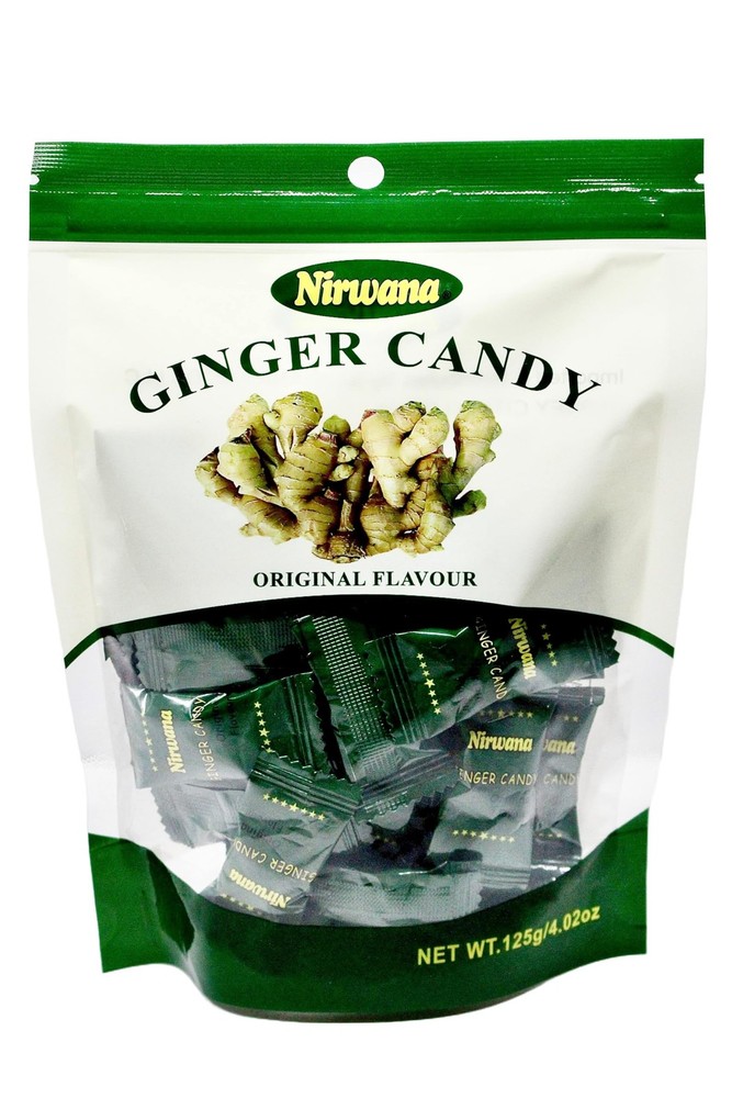 Nirwana Ginger Candy – Individually Wrapped for Freshness – Bulk 1 PACK