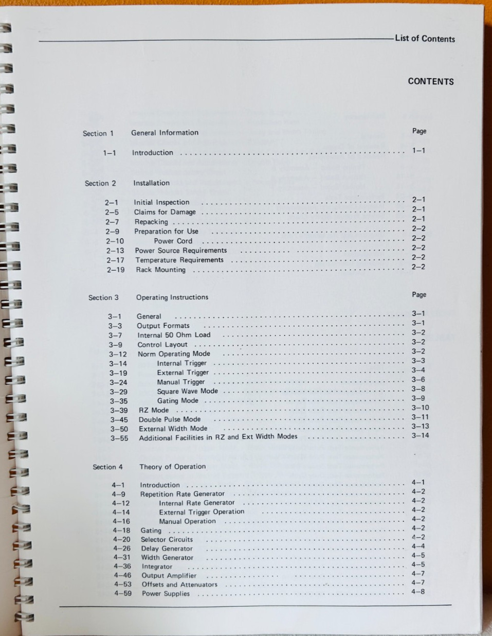 HP 08012-90004 1975 Model 8012B Pulse Generator Operating & Service Manual.