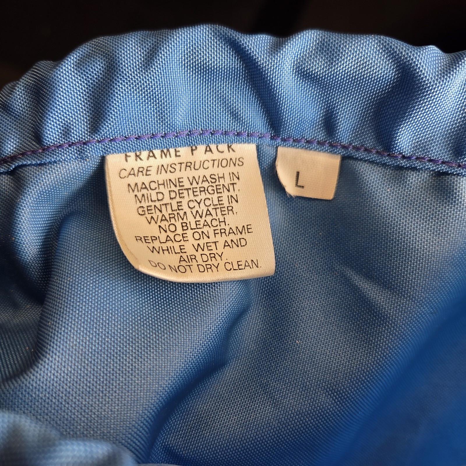 KELTY Sun Valley, CA Vintage 70's Blue External Frame Hiking Backpack Size Large