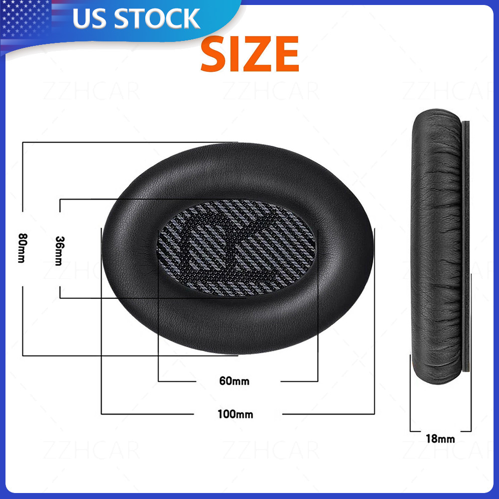 Ear Pads Headphones Replacement Soft Cushion For Bose Comfort QC35/QC35 II