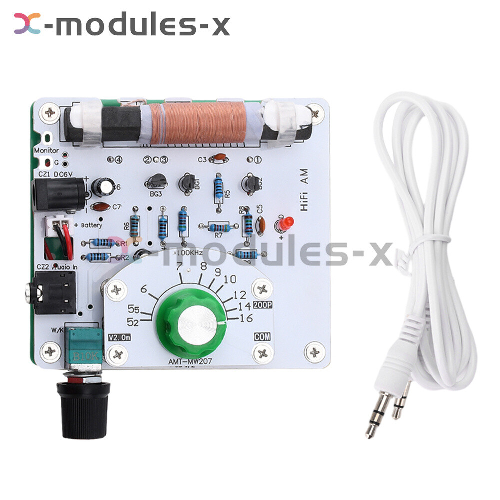 525~1605kHz Medium Wave AM Radio Transmitter DIY Circuit Board Radio Module 6V